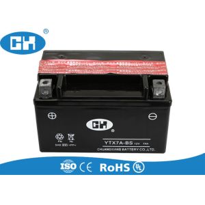 Quality 125cc Black Maintenance Free Motorcycle Battery Dry Charged For Scooter for sale