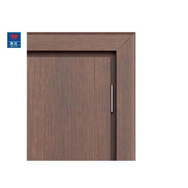 Swing Security Black Walnut Wood Fire Rated Glass Doors