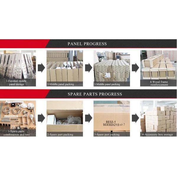 Tempered Glass Shower Panel Waterfall Multi Function With Body Massage Jets