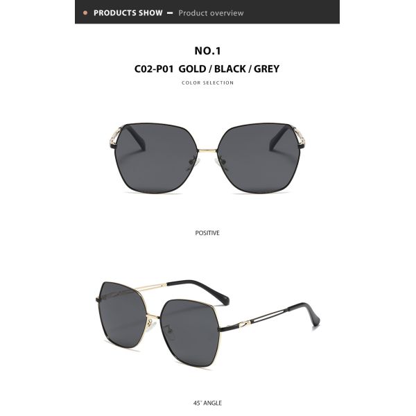 Driving Polygon Frame Sunglasses Scratch Resistant , Anti Glare Sunglasses OEM