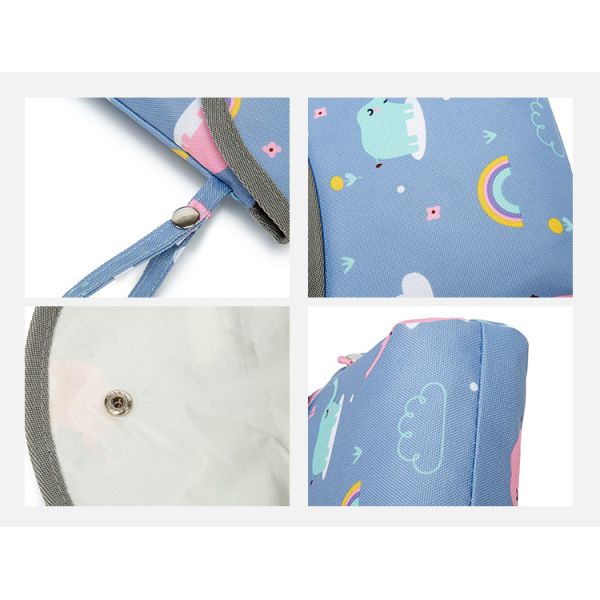 Wholesale Infant Cloth Toilet Diaper Bag Mini Waterproof Wet Dry Package for Baby Nappy Pouch Reusable Bag