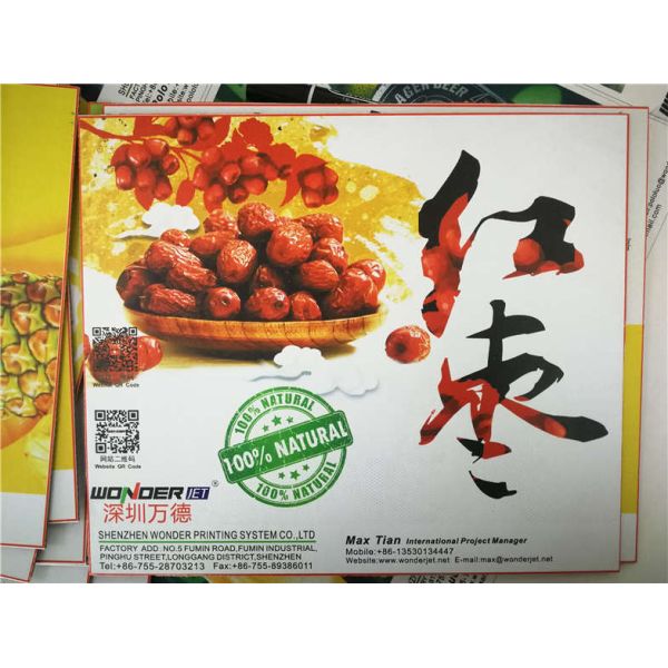 Flatbed Single Pass Inkjet Printer / Digital Inkjet Printing Machine