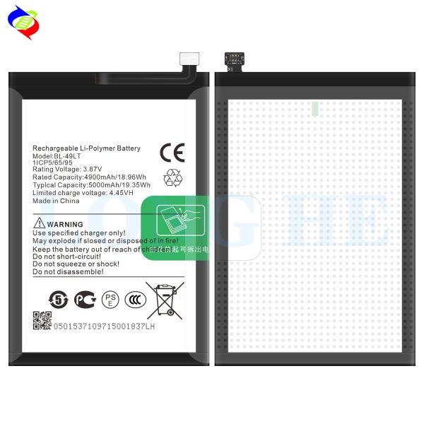 Rechargeable BL-49LT Phone Batteries 5000mAh Replacement Battery For Tecno Camon19/CI6n
