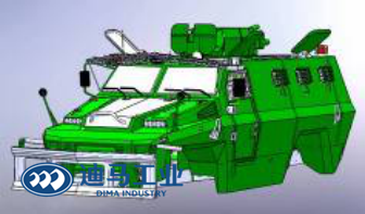 4×4 All Wheel Drive 24V Armored Security Vehicle