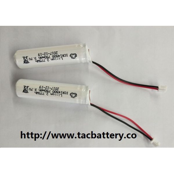 AA Lithium Ion Cylindrical Battery 14500 800MAH 3.7V For Clipper and Massage Device