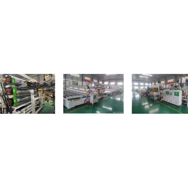 Single Screw PE PP Sheet Production Line Extrusion Machine 600-1500mm Width