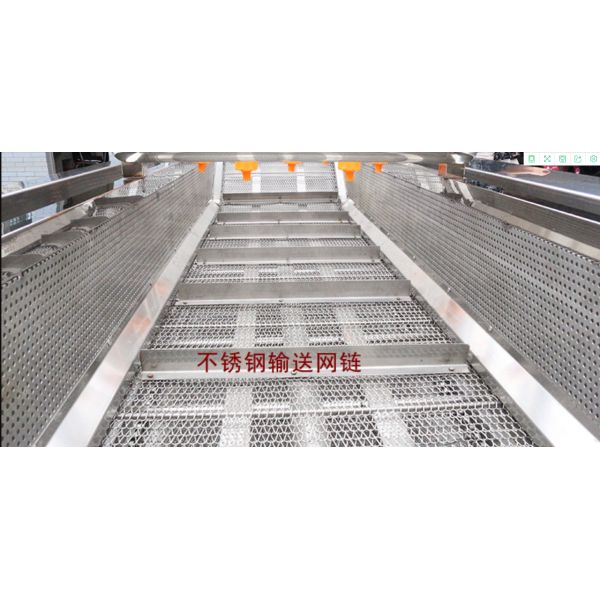 1500Kg/h Food Processing Machinery Transmission Net Chain Vegetable Washing Equipment
