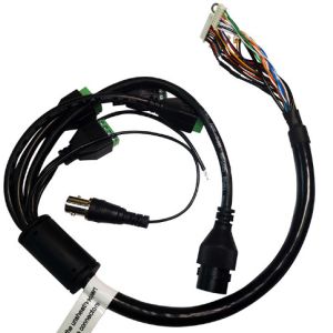 Rj45 Camera Cable Assemblies Waterproof 100mm Security Coaxial