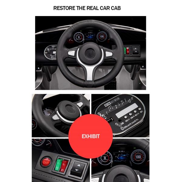 14kg Gross Weight Ride On Toy Multi-Functional Children's Electric Car with LED Music