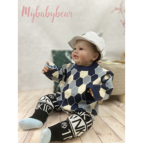 China Vendor Custom jacquard knitted pattern design pullover Baby boy sweater