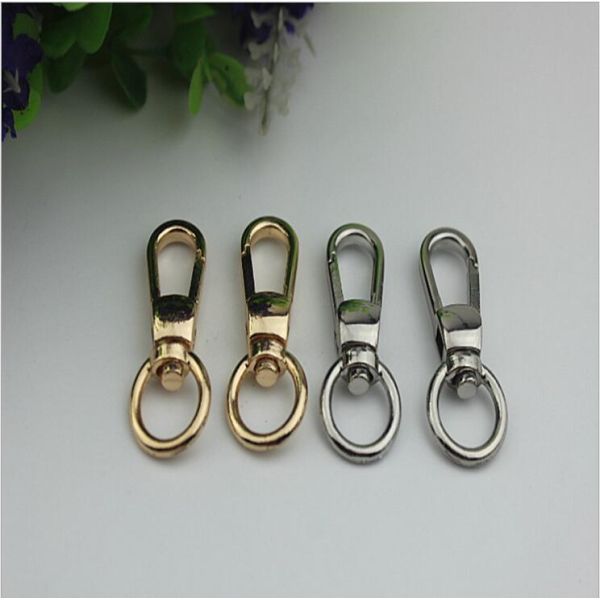 Die casting zinc alloy round eye bolt 12 mm nickel snap hook with hanging plating