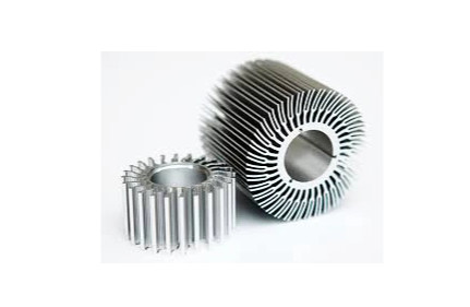 0.05mm Aluminum Extrusion Profiles Heat Sink Power Coating