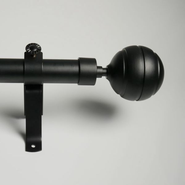 KIEI EP1028 Curtain Finial Pole Hardware Precision Manufacturing Simple Style Hot Sale Luxury Adjustable