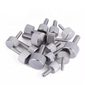 precision Nickel Plated Aluminum Parts Cnc Machining Thumb Screw ODM