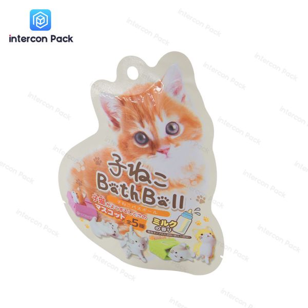 Biodegradable Special Shaped Bag Heat Sealing Pets Food Packaging Bag