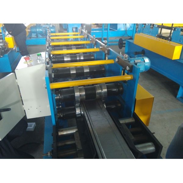 Shelving Rack Pallet Rack Step Beam Roll Forming Machine , Cold Roll Forming