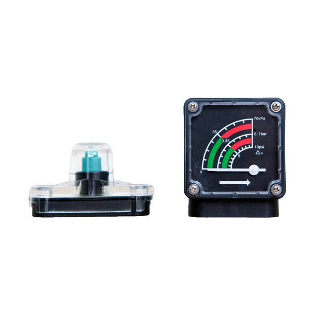 Temperature Differential Pressure Indicator in Black for Maximum Destructive