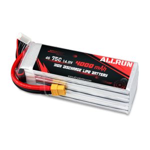 75C 4000mAh 4S LiPo Battery14.8V High C Rate LiPo Battery Pack