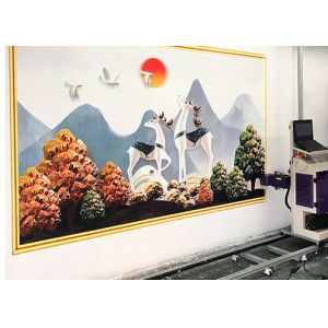 Alu-Mg Alloy Frame 720*720DPL Direct Wall Inkjet Printer