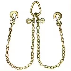 Heavy Load Transportation 8mm Black Zinc Plated G70 Transport Chain with Bent Hook