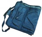 Dark Blueoxford Shouder Reusable Carrier Bags For Men's Suit Garment