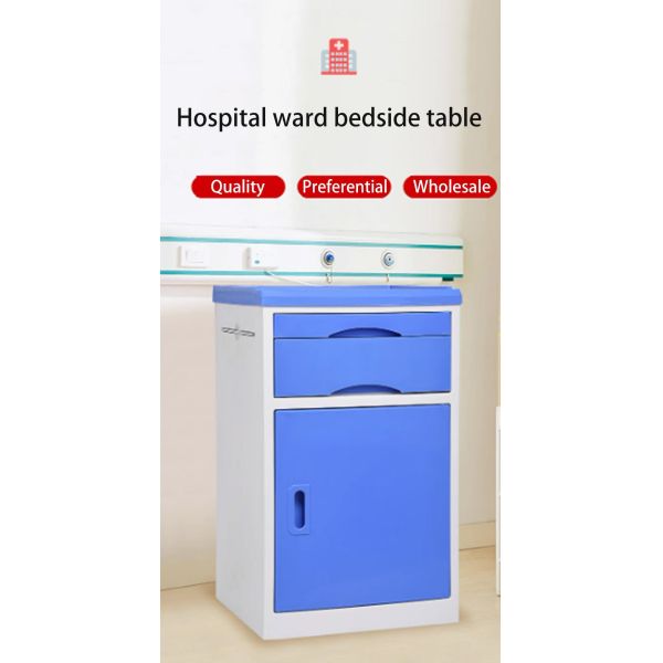 High Quality Hospital Ward Modern Lightweight ABS Hospital Nightstand