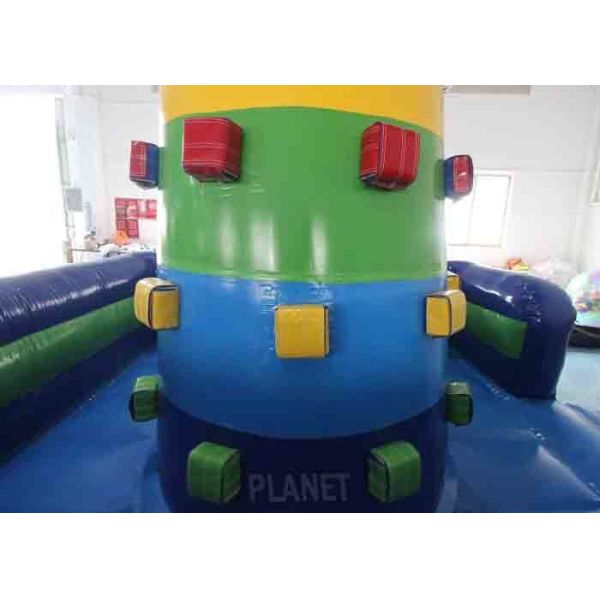 Airtight PVC Inflatable Rock Climbing Wall / Inflatable Rock Climbing Bouncer Games