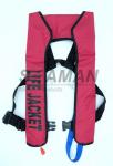 150N EN / ISO Automatic Inflatable Life Jackets 210D Nylon TPU Single Air
