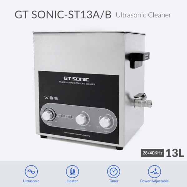 13L Small Industrial Ultrasonic Cleaner Power Adjustable Ultrasonic Cleaning Machine