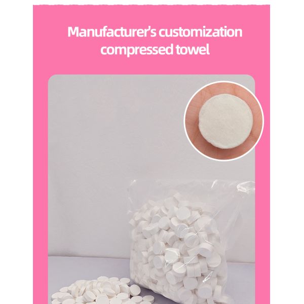100pcs Compressed Face Towels Individually Wrapped Compressed Face Cloth