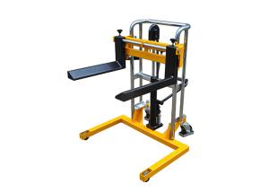 Quality PJ-R Manual Hydraulic Roll Handling Stacker Loading Capacity 400Kg for sale