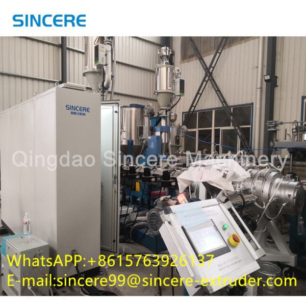Plastic PE HDPE Single Layer Or Multi Layer Pipe Extrusion Line