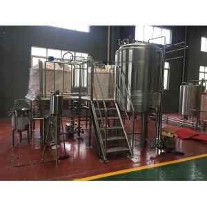 Small Capacity Beer Brewing System 10Hl Fermentation Tanks Stainless Steel