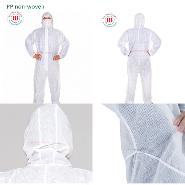 Disposable Polypropylene PP Non Woven Coverall Medical Protection Clothing