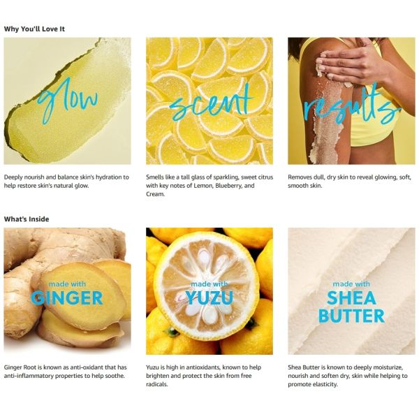 Tree Hut Shea Sugar Scrub ingredients