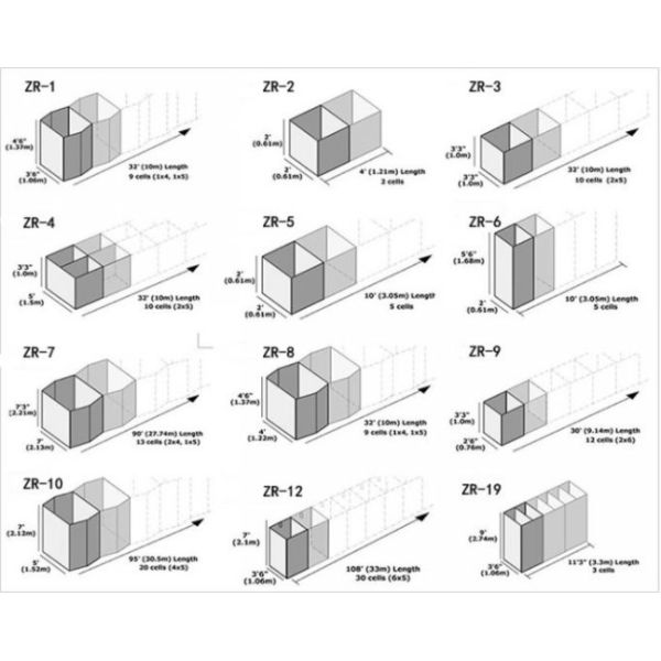 Assembled Security 6mm Bastion Hesco Defensive Sand Filled Wall