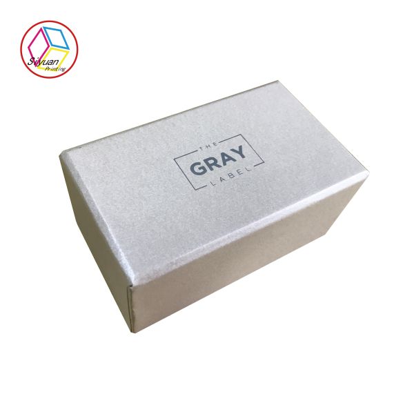 Debossing Ribbon Cardboard Craft Paper Gift Box Metallic Laminating