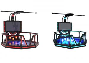 Amusement Park VR Walking Platform , Interactive Virtual Reality Gaming Platform