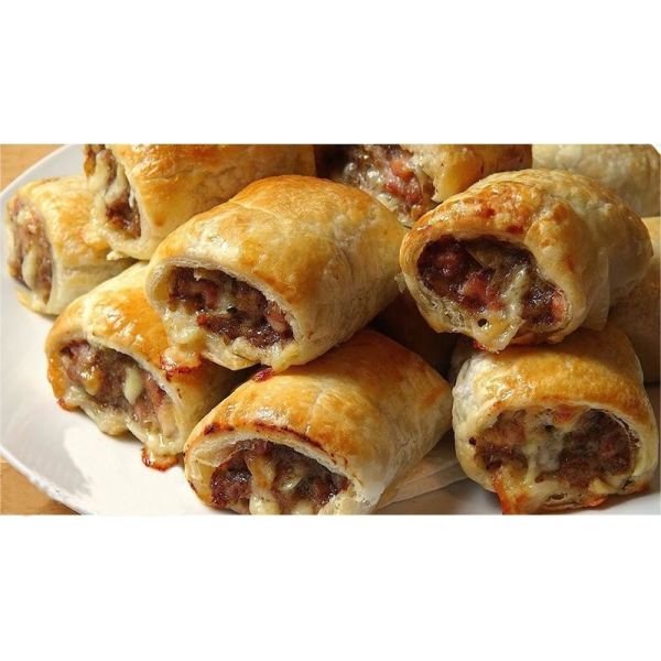 Filled Roll Ups Food Production Lines Rollini Strudel Chinese Meat Pie Production Line