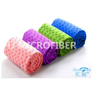 China Eco PVC Quincunx Style Non-slip Yoga Mat Towel / Gym Large Sports Towel on sale