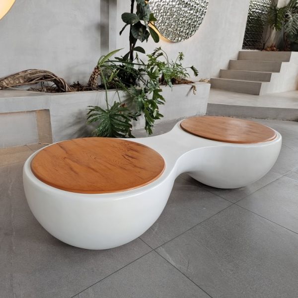 White Fiberglass Furniture Sets Large Lightweight Fiberglass Tables Seating