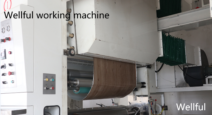 1300mm PVC Printing Film 1000m / Roll For SPC Flooring Decorative Layer