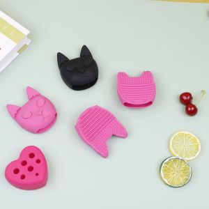 Quality Face Cleansing Facial Brush Cat Silicone Brush Cleaner for sale