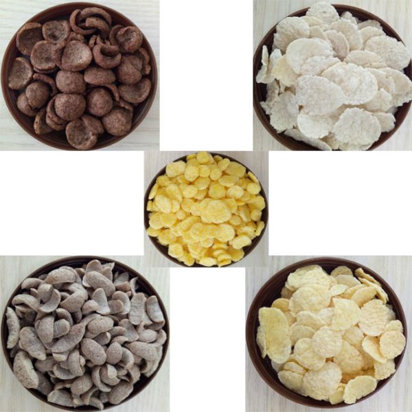 Stainless Steel Automatic Rolled Oats Processing Line for Breakfast Cereal Production