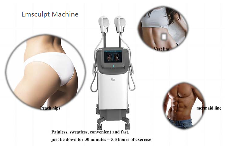 300µS Pulse HI-EMT EMS Sculpting Body Slimming Machine