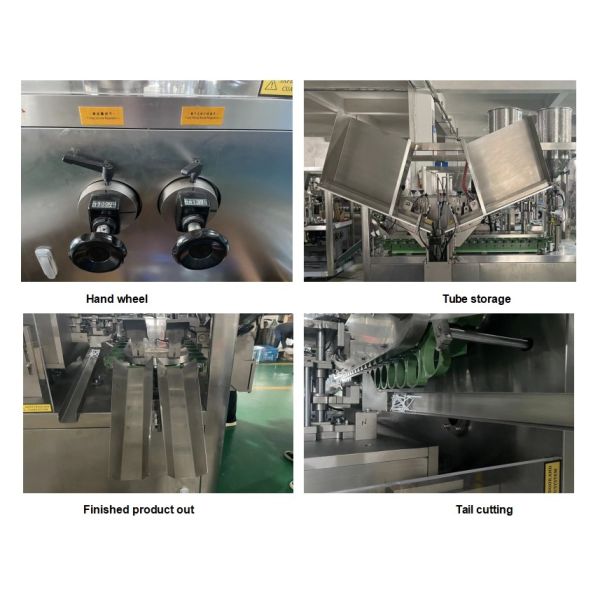 Cosmetic Hair Cream Tube Filling And Sealing Machine Face Wash Cream Machine