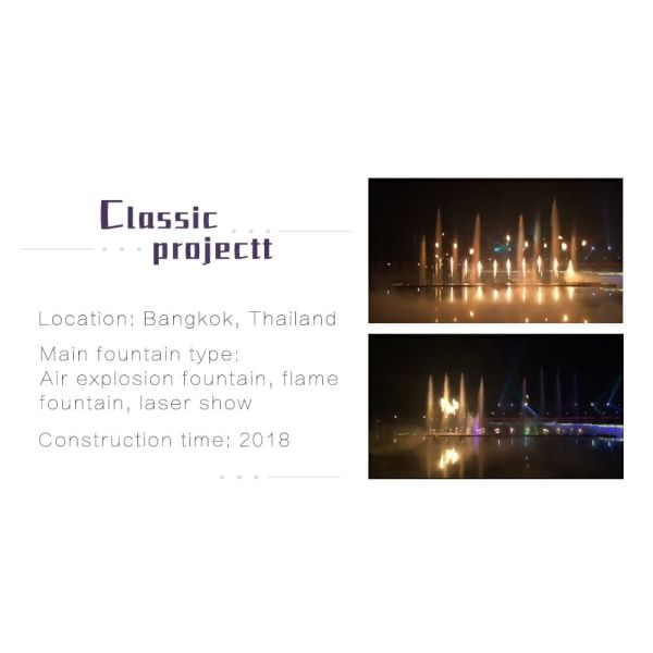 Garden Dry Land Floor Water Fountains Show Programmable PC Controlled