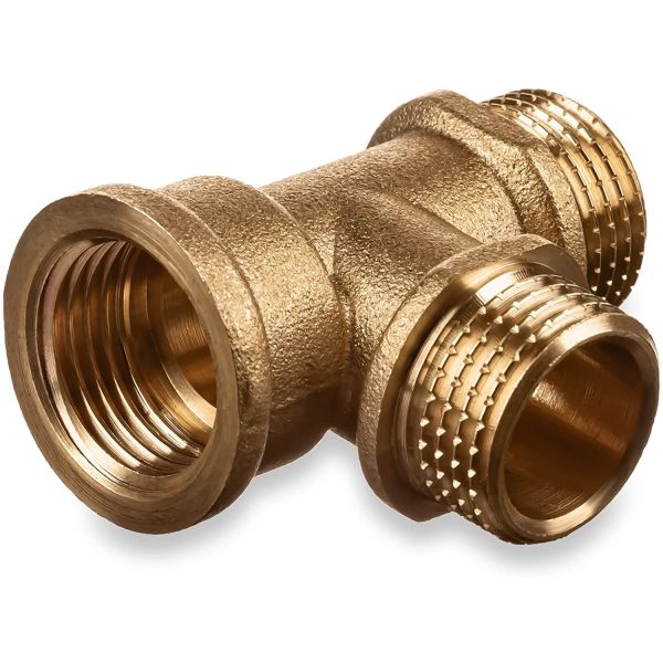 3 Ways Male Thread T Shape CNC Aluminum Profile Anodized Mill Finish