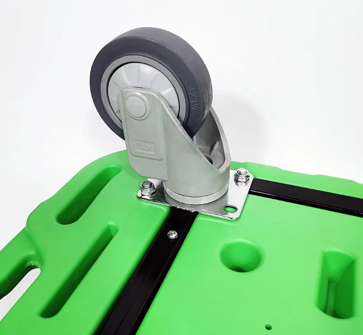 300kgs Factory Platform Trolley Plastic Hand Cart for Warehouse Easy Moving Professional Machine Tool Movers Carry Cargo Storage
