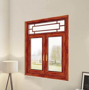 China 9mm Tempered Glass Aluminum Casement Window Thermal Insulation on sale